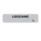 Nevs Lidocaine % 1/2" x 1-1/2" Gray w/Black SANTW-0082 - alternate 1
